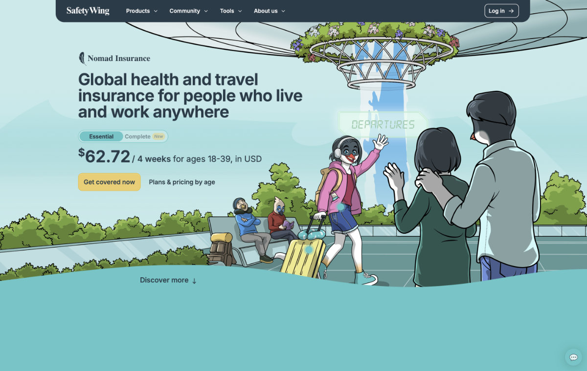 safetywing nomad insurance